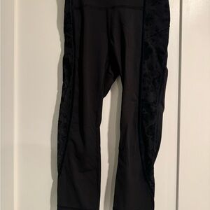 Lululemon embroidered leggings
